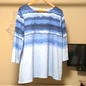 Ruby Rd. XL top with 3/4 sleeves.